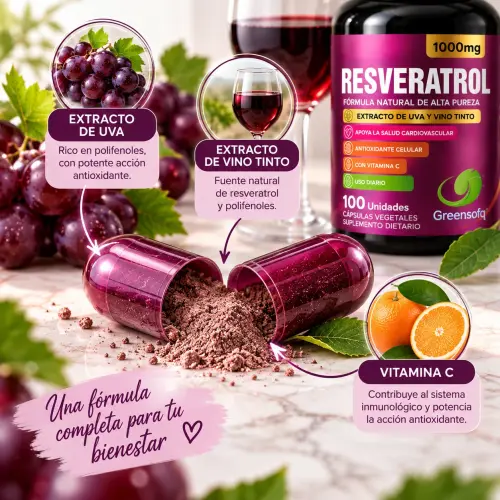 🍇 NAD+ + RESVERATROL — GREENSOFG — imagen 4